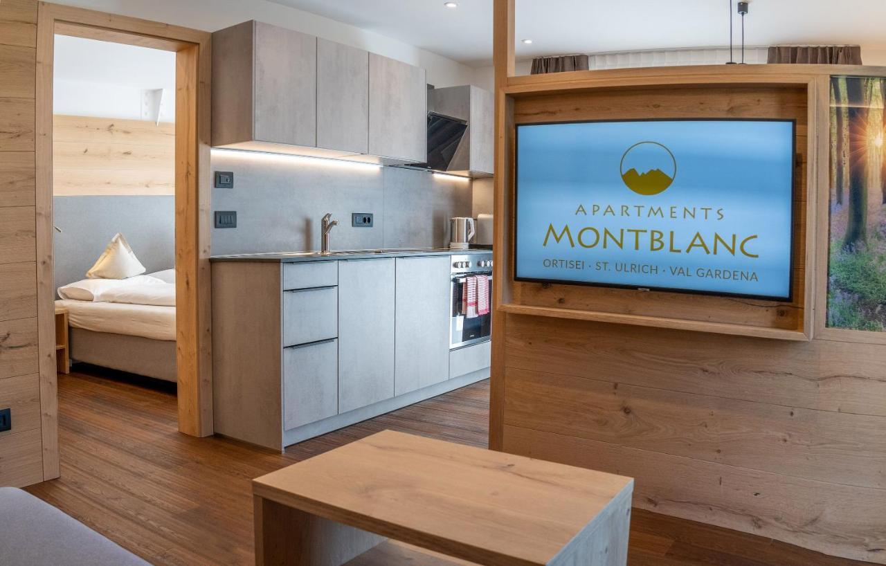 Apartments Montblanc Seceda Ortisei Eksteriør bilde